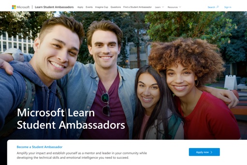 Microsoft Student Learning Ambassador